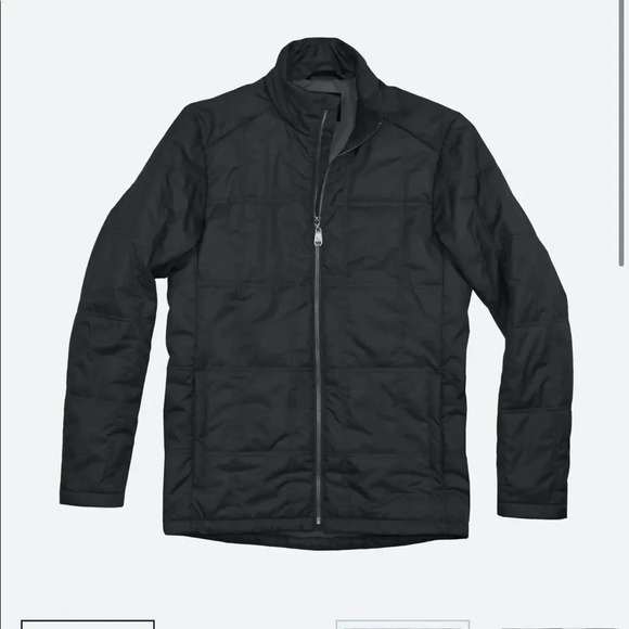 Ninox Boulder Co, quilted black Mens jacket size medium zip pockets EC - Picture 2 of 9